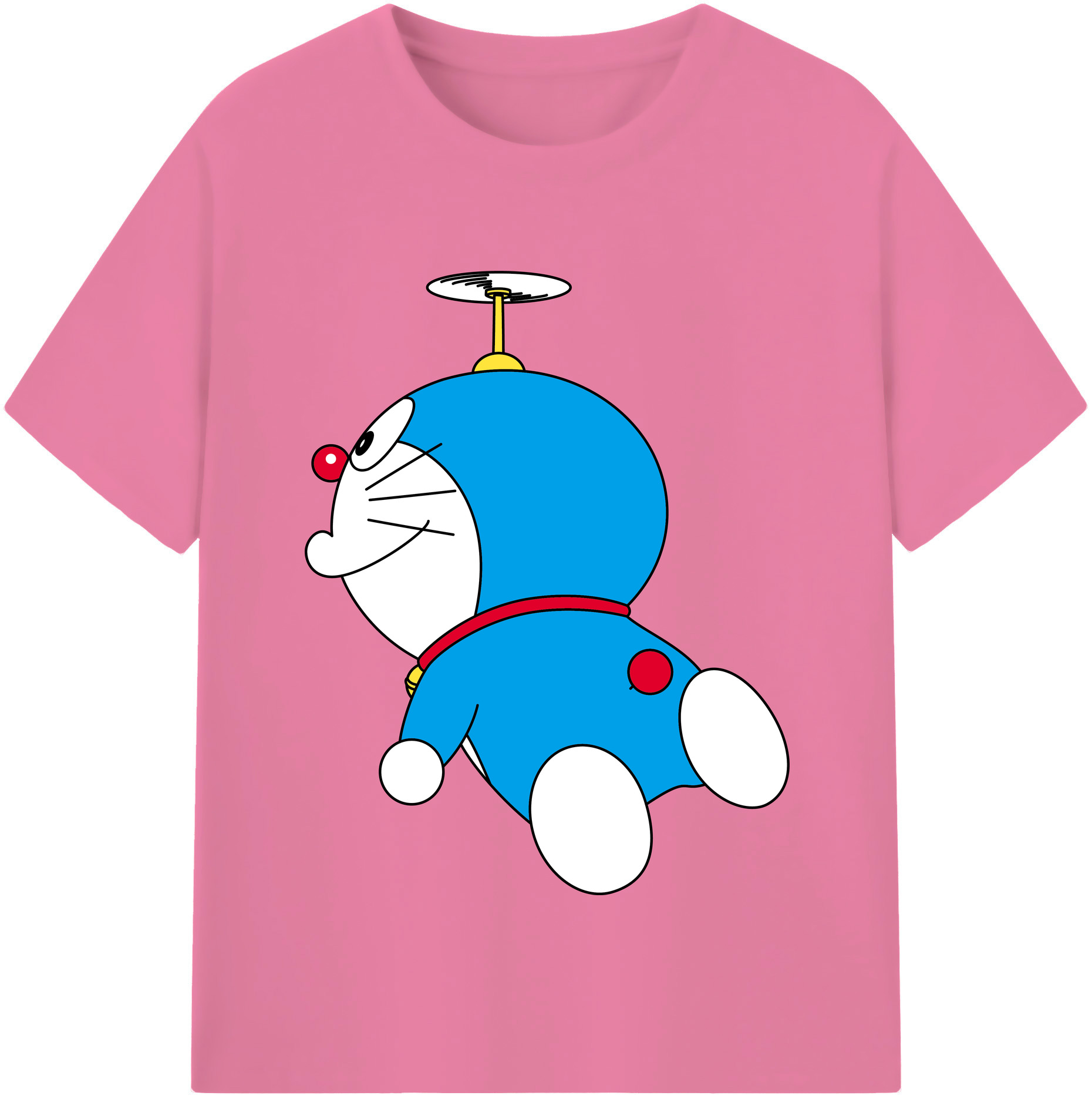 （画像用） ドラえもん Doraemon 綿100％半袖Tシャツ（フロントプリント）